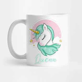 Quenn Unicorn Tshirt Design Mug